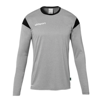 Afbeelding van Uhlsport Squad 27 Voetbalshirt Lange Mouw Kinderen Grijs / Zwart Maat: 128