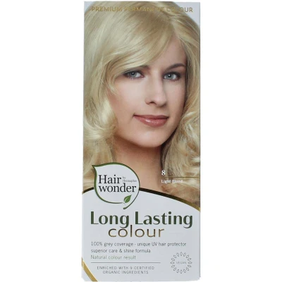 Afbeelding van 2e product 50% korting Hennaplus Long Lasting Colour Light Blond 8 100ml