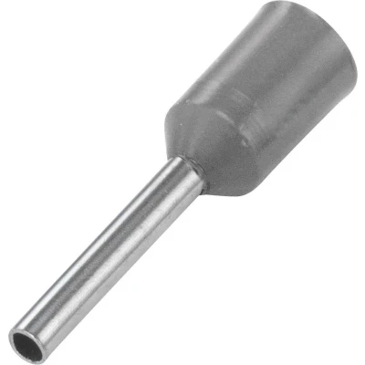 Afbeelding van TRU COMPONENTS 1091280 Adereindhulzen 0.75 mm² Deels geïsoleerd Grijs 100 stuk(s)