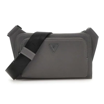 Afbeelding van Guess Milano FLAT Bumbag Heuptas, Heren, Maat: One Size, Asphalt