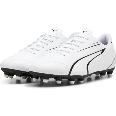 Afbeelding van Puma Vitoria Fg/Ag voetbalschoen voor heren, White Zwart, 44.5 EU