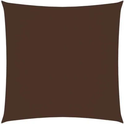 Afbeelding van Zonnescherm vierkant 2x2 m oxford stof bruin