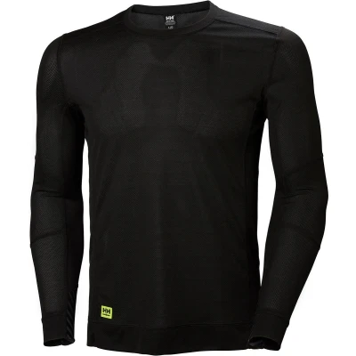 Afbeelding van Helly Hansen T shirt lange mouw Lifa Crewneck Zwart mt L