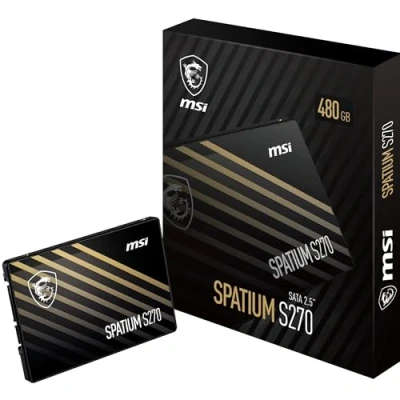 Afbeelding van MSI SPATIUM S270 interne SSD 480GB SATA 2.5