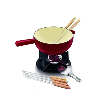 Afbeelding van Beka Belledone Kaasfondue, gietijzer, rood, 20 cm
