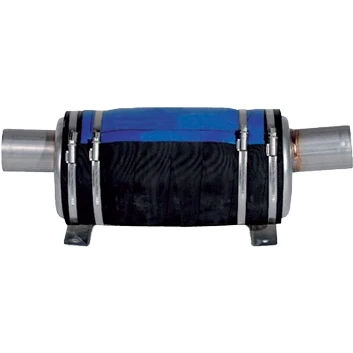 Afbeelding van Rvs waterlock / uitlaatdemper slangaansluiting diameter 51mm in=0graden uit=0graden 4l