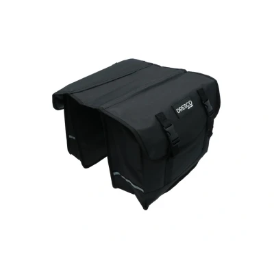 Afbeelding van Dubbele Fietstas Basic Zwart 30L