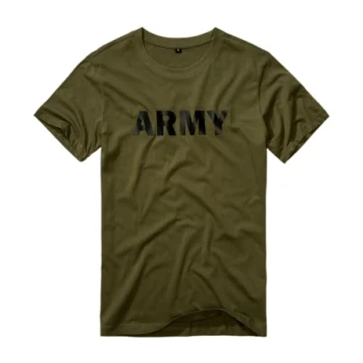 Afbeelding van Brandit ARMY Tshirt print, Heren, Maat: 5XL, Olive