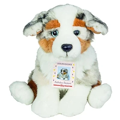 Afbeelding van Teddy HERMANN Australia n Herderspuppy zittend, 22 cm