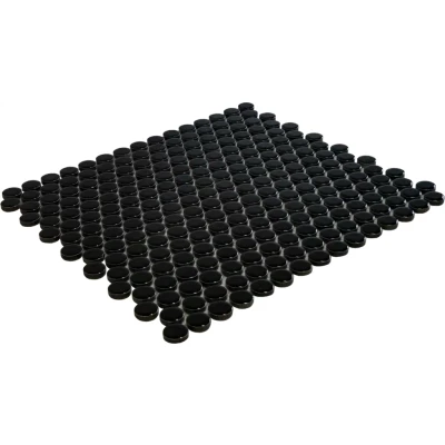Afbeelding van The Mosaic Factory Venice Pennyround Black Glossy