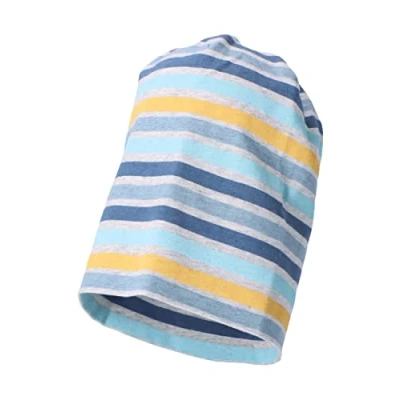 Afbeelding van Sterntaler Slouch Beanie Gestreept Medium Blauw