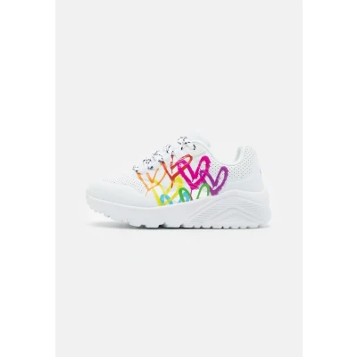 Afbeelding van Skechers UNO LITE Sneakers laag white/multicoloured voor kinderen, Maat: 28, White/multi coloured Pu