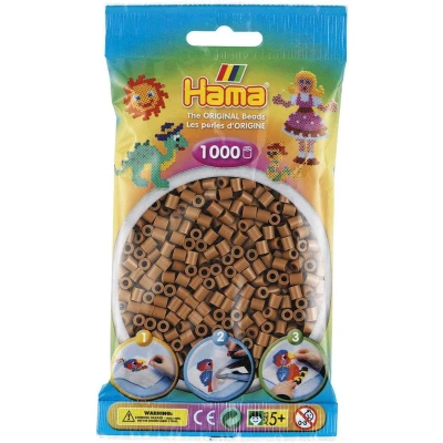 Afbeelding van Hama Strijkkralen Nougat Bruin 1000 Stuks