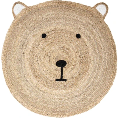 Afbeelding van atmosphera Vloerkleed Jute Beer, 100 cm