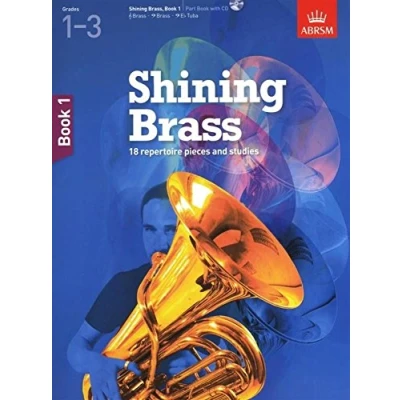 Afbeelding van Abrsm shining brass book 1 part book/cd (grades 3) +cd: 18 Pieces for Brass, Grades 3, with audio