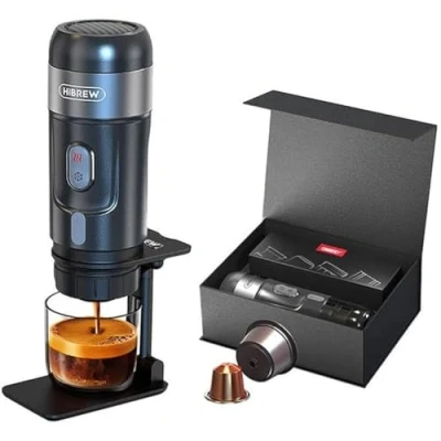 Afbeelding van Hibrew Koffie Maker Draagbare Koffiezetapparaat Voor Auto &amp; Thuis, DC12V Espresso Koffiezetapparaat: Nespresso, Dolce Gusto, Poeder. H4A