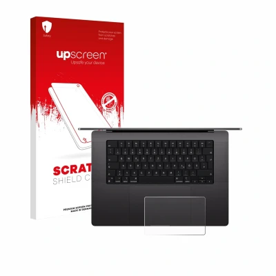 Afbeelding van upscreen Screenprotector voor Apple MacBook Pro 16&quot; 2024 M4 (ALLEEN Touch Trackpad) Folie Beschermfolie transparant