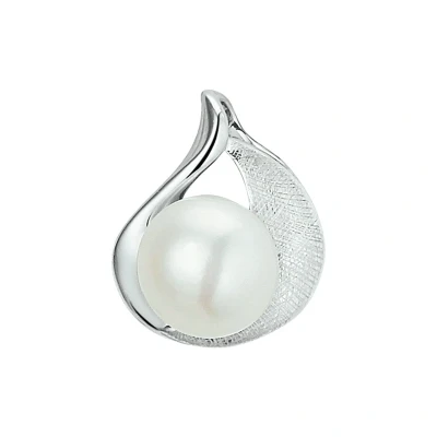 Afbeelding van Zilver Gerhodineerde Hanger gescratcht parel 1324748
