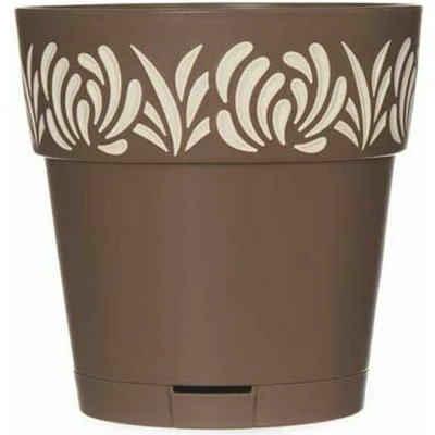 Afbeelding van Zelfwaterende bloempot Stefanplast Gaia Bruin Plastic 15 x cm (12 Stuks)