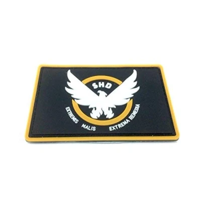 Afbeelding van The Division SHD Extremis Malis Extrema Remedia PVC Airsoft Paintball Velcro Vlekken Kader Patch