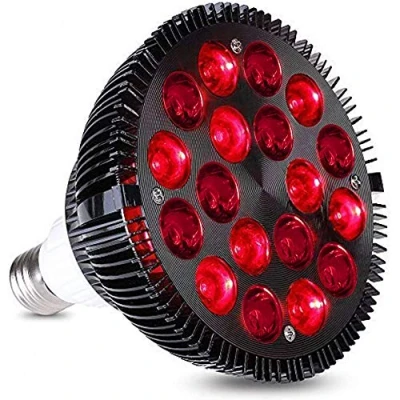 Afbeelding van 54W Red Lichttherapielamp Infrarood licht met verstelbare klem 18 LED Therapy Device 660 Nm / 850 Near Infrared rode Light voor huid en pijnbestrijding,Light bulb