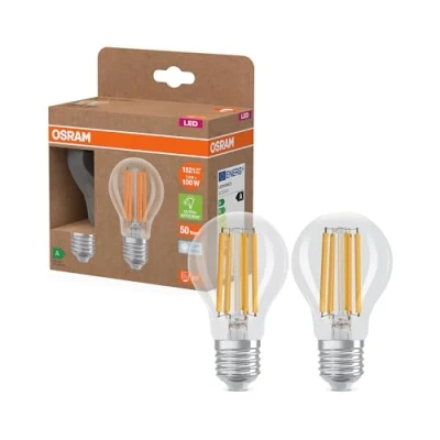 Afbeelding van OSRAM 4099854259838 LED lamp Energielabel A (A G) E27 Peer 7.2 W = 100 Neutraalwit (Ø x h) 60 mm 2 stuk(s)
