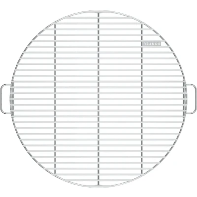 Afbeelding van BonFeu BonGrill Vuurschaal Ø80 L 80 x B H 1 cm Staal Zilver