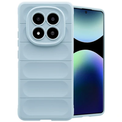 Afbeelding van Xiaomi Redmi Note 14 Pro Plus 5G Hoesje Siliconen en TPU (zacht) imoshion Softcase/Backcover Lichtblauw Telefoonhoesje