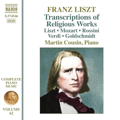 Afbeelding van Martin Cousin Liszt: Complete Piano Music, Vol. 62: Transcriptions Of Religeous Works (CD)