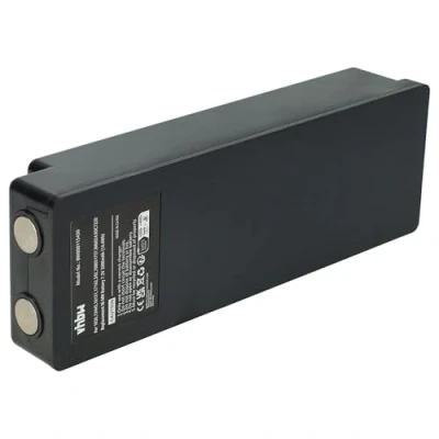 Afbeelding van vhbw Accu compatibel met Scanreco Fasse, FBS590, EA2512, Effer, Fassi industriële draadloze afstandsbediening (2000 mAh, 7,2 V, NiMH) zwart