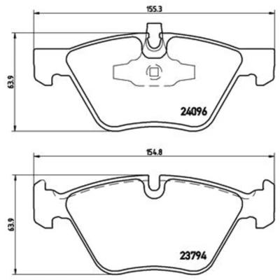 Afbeelding van Brembo Remblokset P 06 040