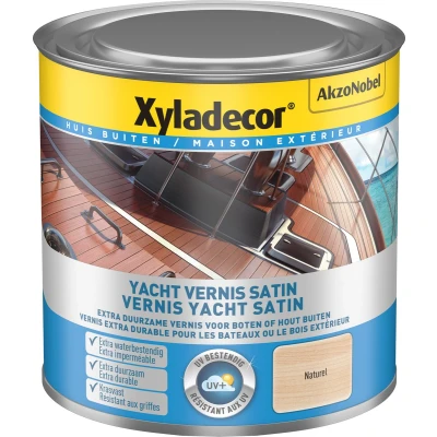 Afbeelding van Xyladecor Bootvernis Extra Waterbestendig Zijdeglans 0,25l Kleurloos
