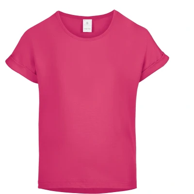 Afbeelding van Merry Style Meisjes T shirts Sport Crop Gym Yoga Hardlopen Amarant rood 152 MS MS10 468 BL