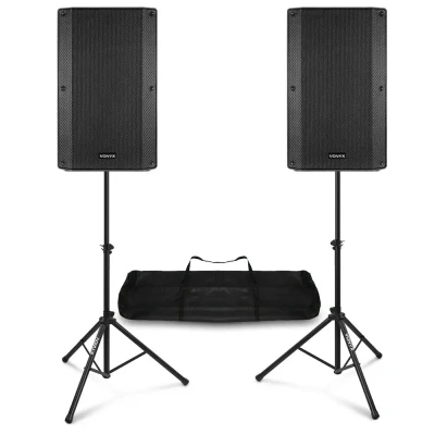 Afbeelding van Vonyx VSA150S actieve speakerset met Bluetooth en standaards 1000W