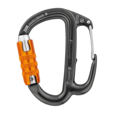 Afbeelding van Petzl Freino Z met extra oog voor een gecontroleerde abseil triact lock