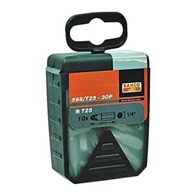 Afbeelding van Bahco 30 bits t30 25mm 1/4&quot; standard 59S/T30 30P