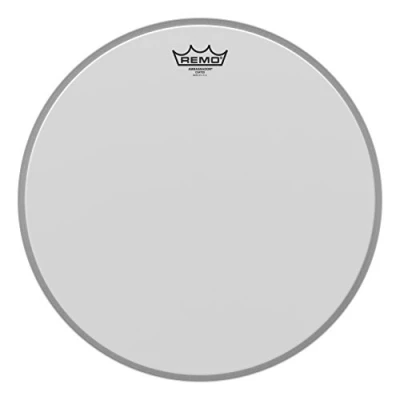 Afbeelding van Remo trommelvel Ambassador wit geruwd basdrum 16&quot; BR 1116 00