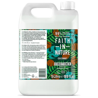 Afbeelding van Faith in Nature Coconut Conditioner Navulverpakking 5LT