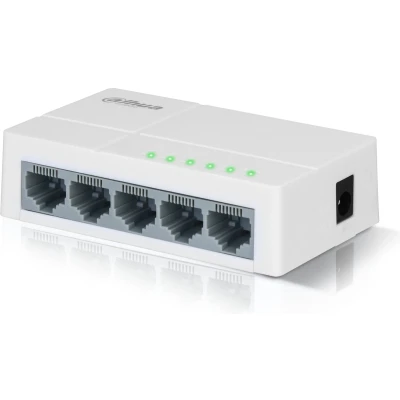 Afbeelding van Dahua Ethernet Switch 5 Poorten Unmanaged x 10 / 100 Mbps Internet Netwerk splitter PFS3005 5ET L