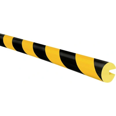 Afbeelding van Moravia 422.24.672 Stootbescherming voor profielen geel zwart het insteken van 1000 mm cirkelvorm (l x b h) 40