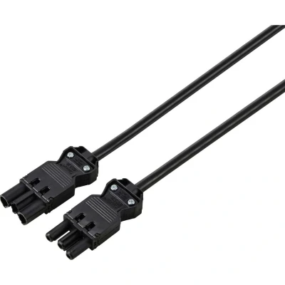 Afbeelding van Sygonix SY 6676368 Verlengkabel Zwart 10 m