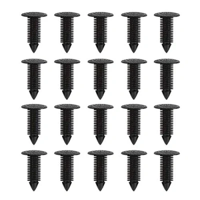 Afbeelding van Be In Your Mind 20Pcs Sparboom Auto Trim Panel Moulding Clips Push Fit Plastic Klinknagels Bevestigingsmiddelen Retainers Zwart voor Spatbord Bumper Dakvoering