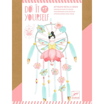 Afbeelding van Djeco knutselset diy dromenvanger lotus fee