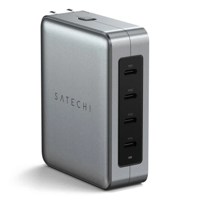 Afbeelding van Satechi 145W USB C 4 port GaN Travel Charger