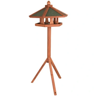 Afbeelding van Trixie Natura Voederhuis Met Standaard Bruin 65X65X46 CM / 145 (381309)