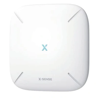 Afbeelding van X Sense Smart Home basisstation compact alarmsysteem, vereist 2,4 GHz wifi, met 2 in 1 knop voor mute /koppeling, bewaking op afstand en bediening, model SBS50