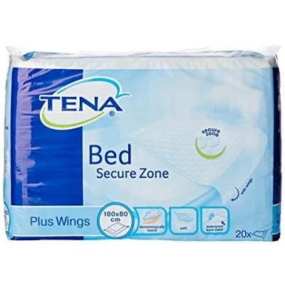 Afbeelding van Tena Bed Plus 80 x 180 cm (met instopstroken) 1 pak van 20 stuks
