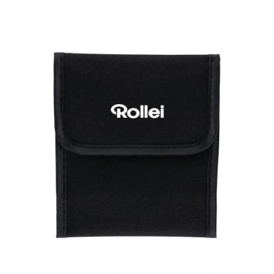 Afbeelding van Rollei 3 ronde filterzakken. Filterzak in zwart voor veilige opslag schroeffilters tot 82 mm diameter.