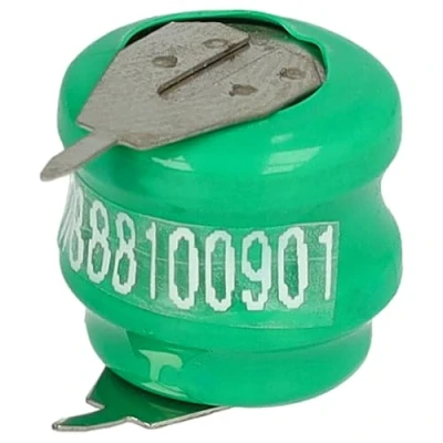 Afbeelding van vhbw NiMH Vervangende knoopcelbatterij type V40H 2 pins 40mAh 2,4V compatibel met modelbouw accu&#039;s, zonne lampen UVM.