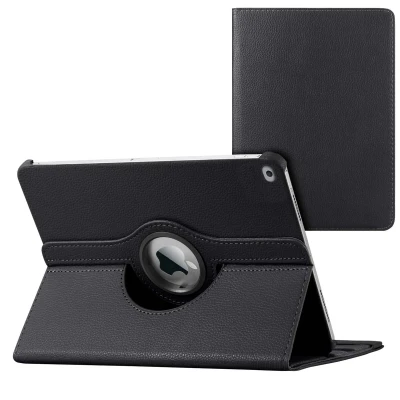 Afbeelding van Apple iPad Pro 9.7 Hoes: iMoshion 360 Draaibare Bookcase Zwart Kunstleder Tablet Hoezen